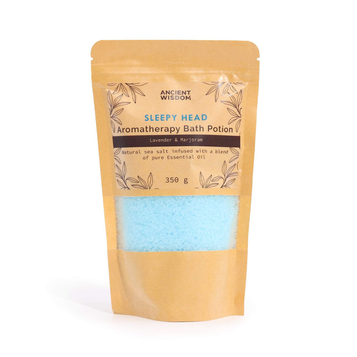 Poção de Banho Aromaterapia em Saco Kraft 350g - Cabeça Sonolenta