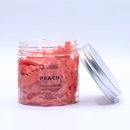 Sabonete Cremoso de Pêssego 120g - Textura Leve e Aroma Refrescante para Pele Suave