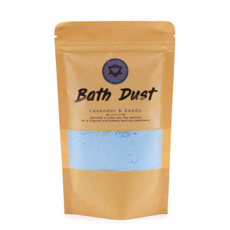 Pó de Banho Lavanda e Sementes 200g – Presente Único e Relaxante