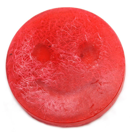Sabonete Esfoliante Happy Scrub - Morango e Goiaba, Presente Único para Ela e Ele