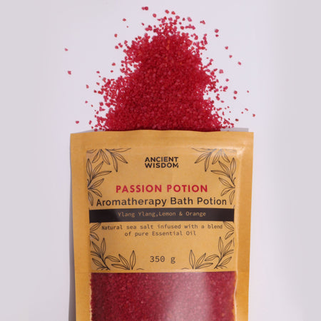 Poção de Banho de Aromaterapia em Saco Kraft 350g - Paixão