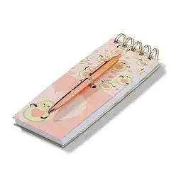 Bloco de Notas com Esferográfica, Abacate - Charmy Gift Store