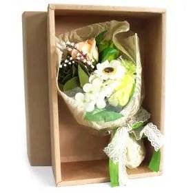 Bouquet Flores Amarelas Sabão - Charmy Gift Store