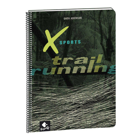 Caderno desportivo A4 80 grid da BUSQUETS A minha loja Papelaria