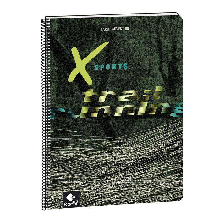 Caderno desportivo forrado A4 80 da BUSQUETS A minha loja Papelaria