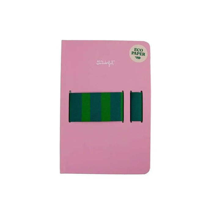 Caderno rosa A5 com suporte para smartphone + caneta - Mr. Wonderful - Charmy Gift Store