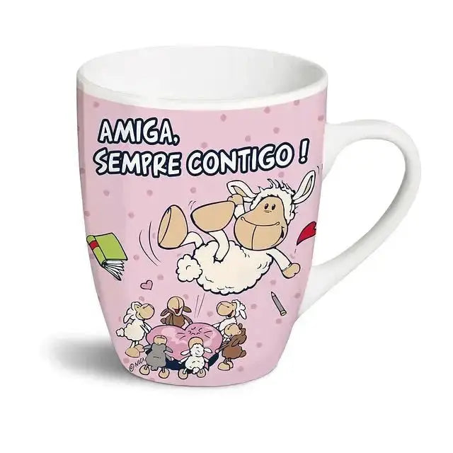 Caneca Amiga, Sempre Contigo! Nici Casa e Decoração