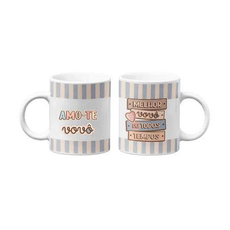 Caneca Amo - te Vovô - Charmy Gift Store
