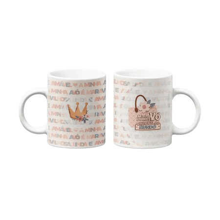 Caneca Avó Mais Chique - Charmy Gift Store