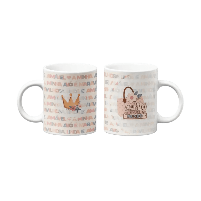 Caneca Avó Mais Chique - Charmy Gift Store