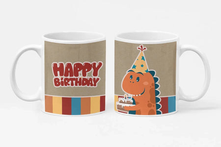Caneca de Cerâmica Dino Boy 005 Personalizável para Crianças – Presente Único de Portugal