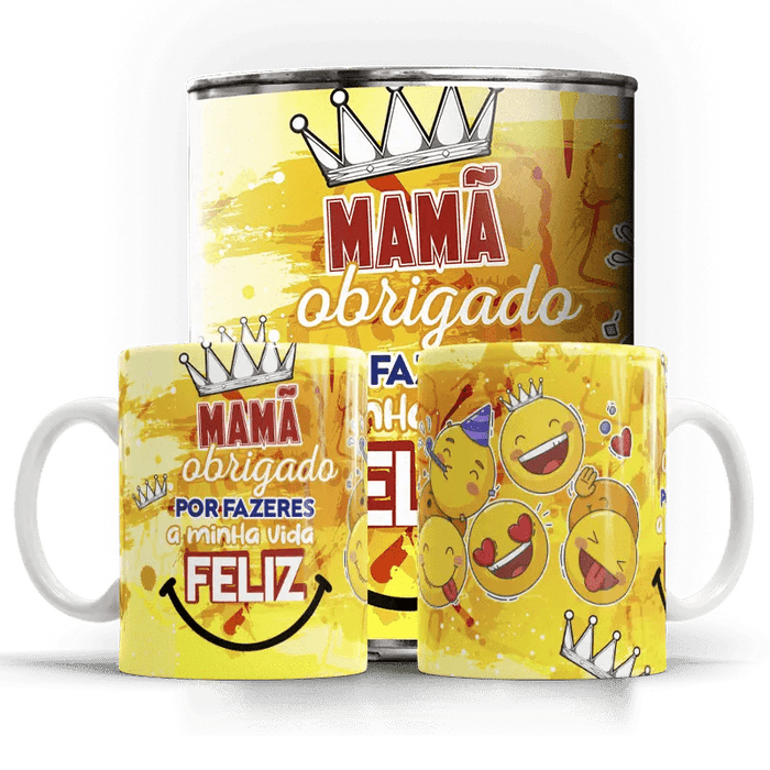 Caneca Especial para o Dia da Mãe - Modelo 4026, 9 cm x 8 cm de Diâmetro A minha loja Vestuário e acessórios