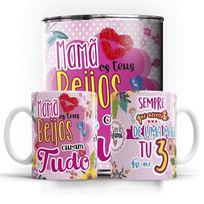 Caneca Especial para o Dia da Mãe - Modelo Exclusivo Ref.4004 A minha loja Vestuário e acessórios
