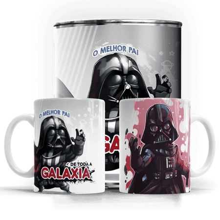 Caneca Dia do Pai O Melhor Pai de toda a Galáxia A minha loja Casa e Decoração