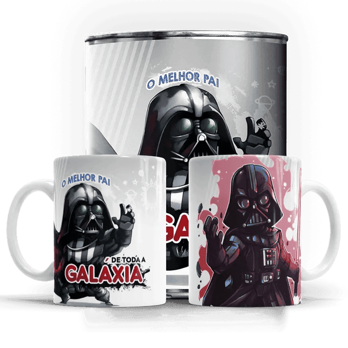 Caneca Dia do Pai O Melhor Pai de toda a Galáxia A minha loja Casa e Decoração