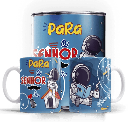 Caneca Dia do Pai Para o Senhor da Casa A minha loja Casa e Decoração