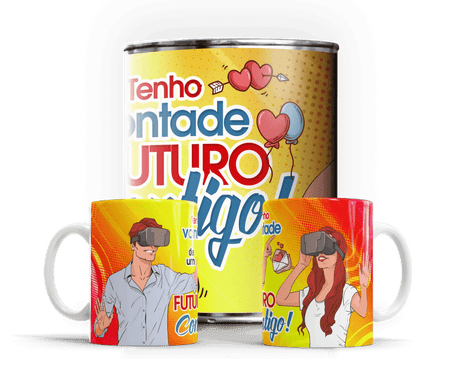 Caneca Exclusiva em Lata para Dia dos Namorados – Presente Único e Encantador A minha loja Casa e Decoração