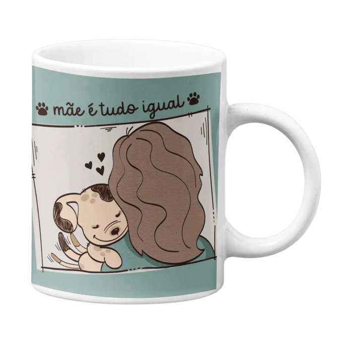 Caneca Mãe é Tudo Igual - Bee my Gift