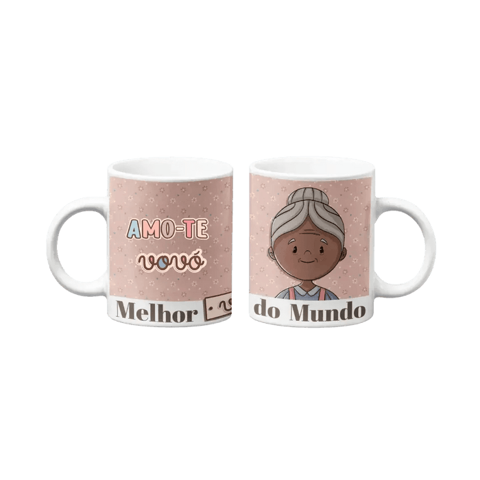 Caneca Melhor Avó do Mundo - Charmy Gift Store