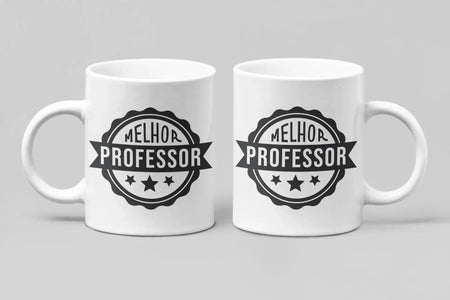 Caneca Elegante 'Melhor Professor' – Presente Único e Personalizado, Produzido em Portugal
