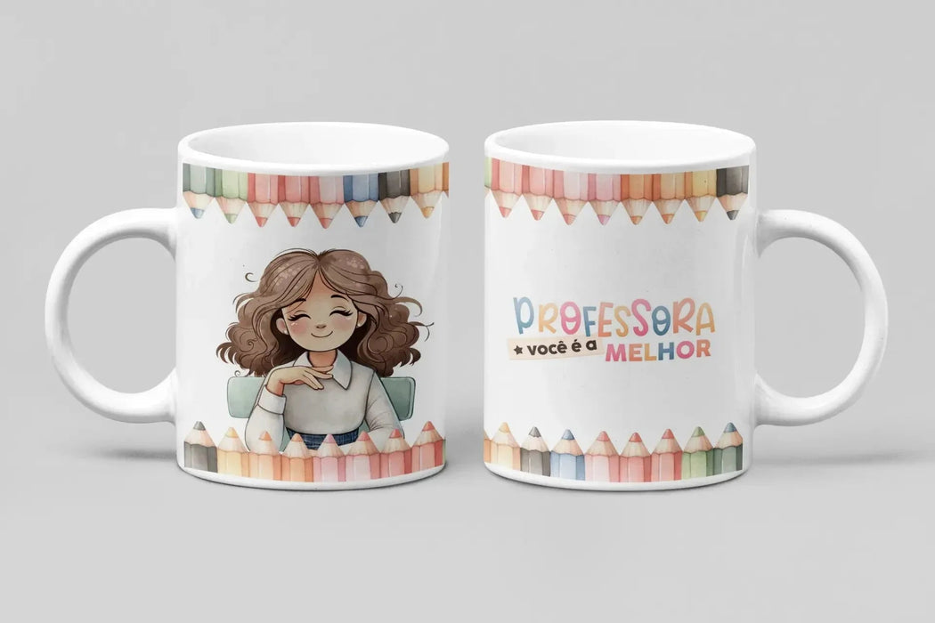 Caneca Exclusiva Melhor Professora – Presente Único e Carinhoso para Educadoras