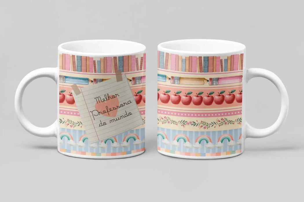 Caneca Especial Melhor Professora do Mundo - Presente Original Charmy Gift Store