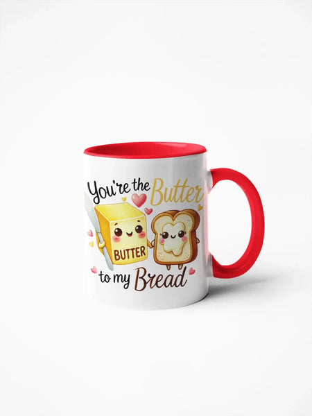 Caneca Namorados Butter & Bread - Charmy Gift Store