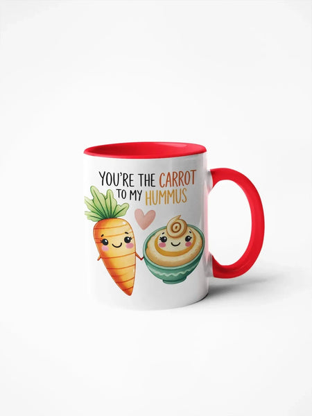 Caneca Namorados Carrot & Hummus - Charmy Gift Store