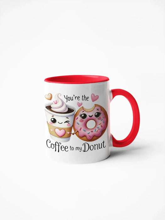 Caneca Namorados Coffee & Donut - Charmy Gift Store