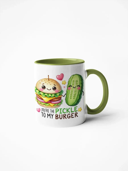 Caneca Namorados Pickle & Burger - Charmy Gift Store