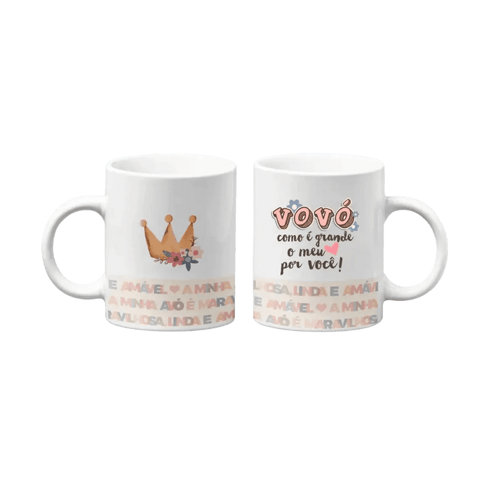 Caneca Vovó meu Grande Amor - Charmy Gift Store