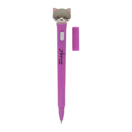 Caneta Iluminada - Gato - Bee my Gift