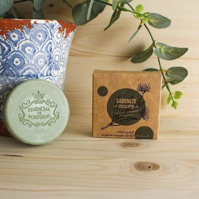 Coleção Sentidos - Sabonetes Artesanais de Eucalipto com Hidratação e Aroma Refrescante