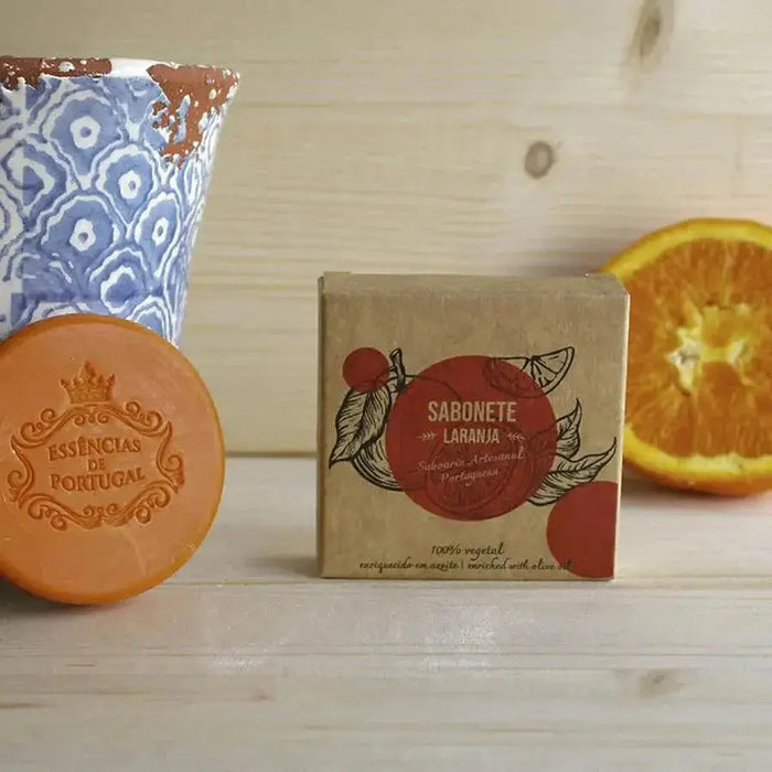 Coleção Sentidos - Sabonetes Naturais com Aroma Refrescante de Laranja - 50g