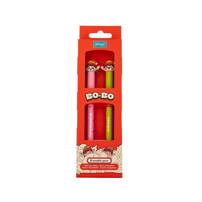 Conjunto de 2 esferográficas apagáveis Bo - Bo - Elf and she - elf - Charmy Gift Store
