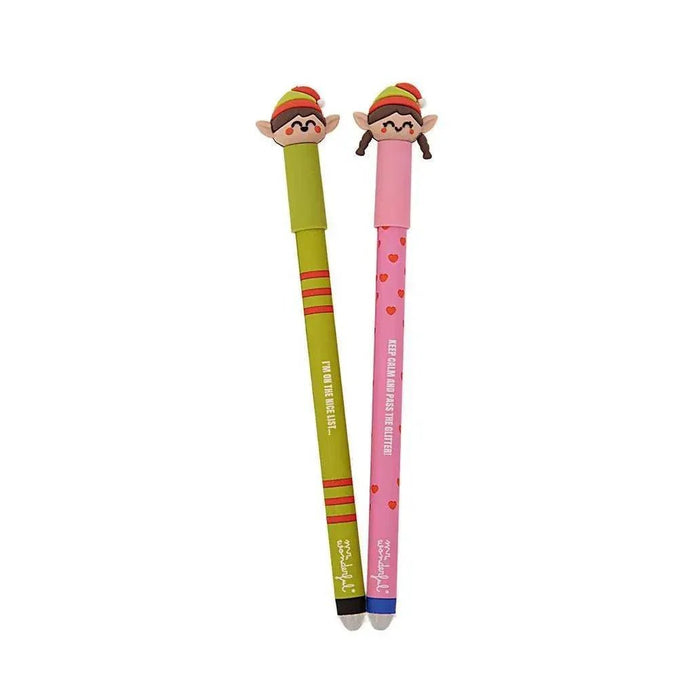 Conjunto de 2 esferográficas apagáveis Bo - Bo - Elf and she - elf - Charmy Gift Store