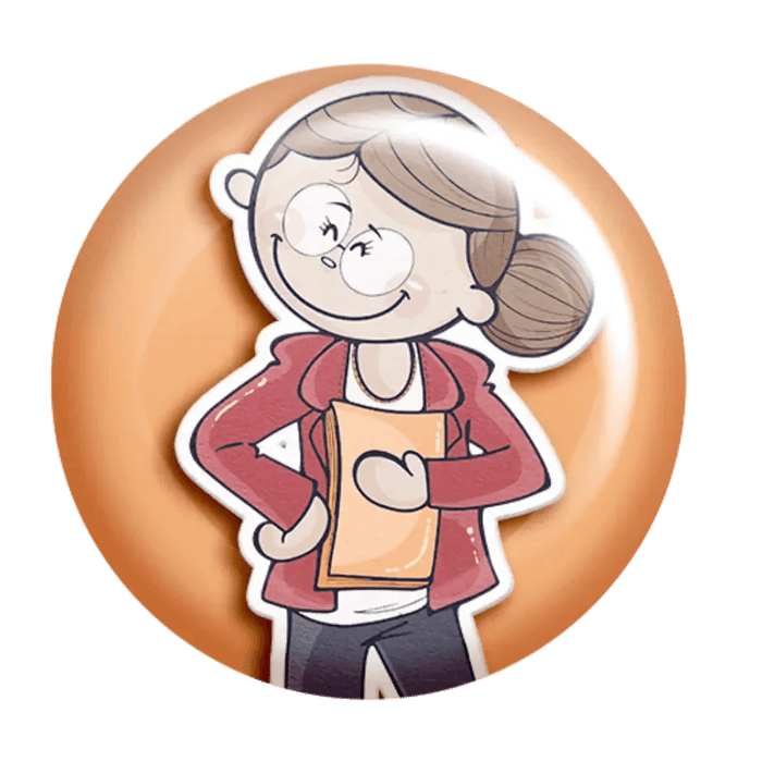 Crachá Professora Exclusivo Charmy Gift Store® - Presente Único e Personalizado para Educadores