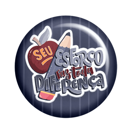 Crachá Exclusivo Professores Esforço – Presente Único e Personalizado para Educadores