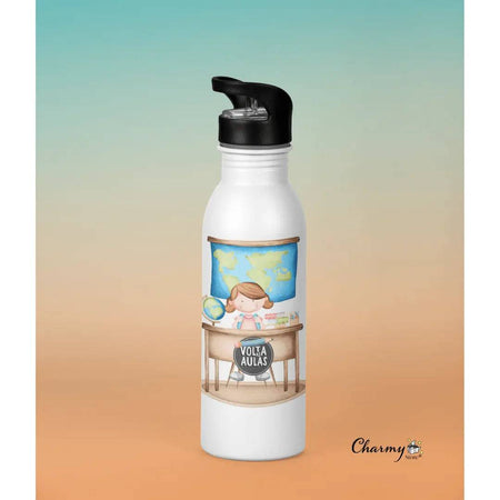 Garrafa Menina Escola 006 - Charmy Gift Store