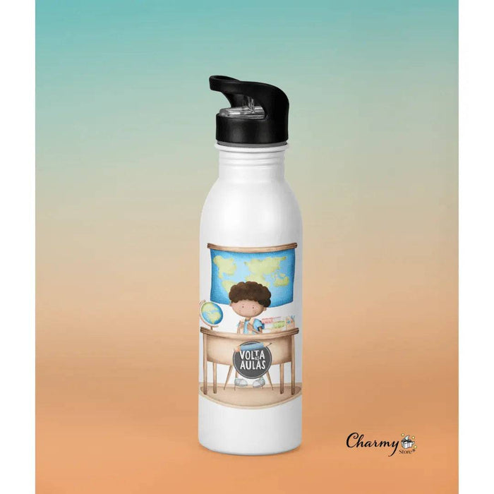 Garrafa Menino Escola 001 - Charmy Gift Store