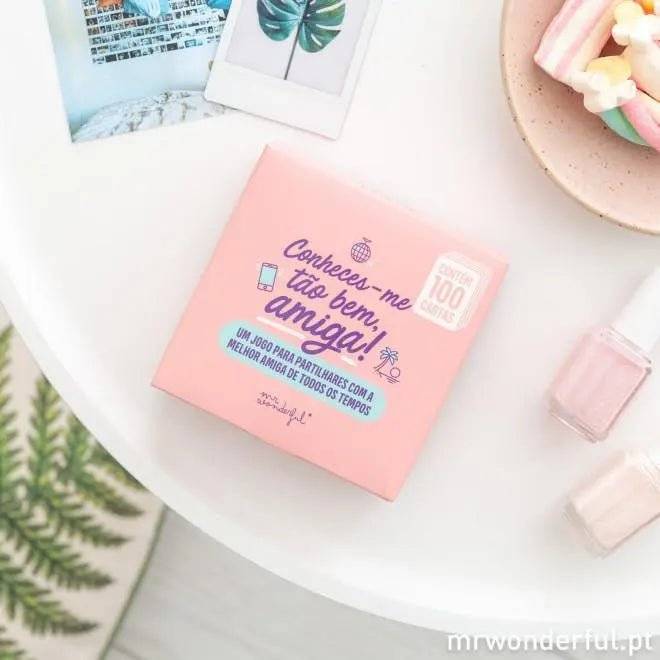 JOGO DE CARTAS - Conheces-me tão bem, amiga! Mr. Wonderful Casa e Decoração