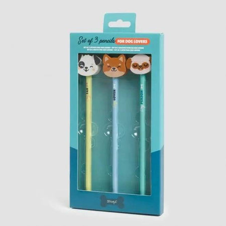 KIT DE 3 Lápis para dog lovers! A minha loja Papelaria