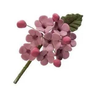 Mini ramo de flores de açúcar violeta - Charmy Gift Store