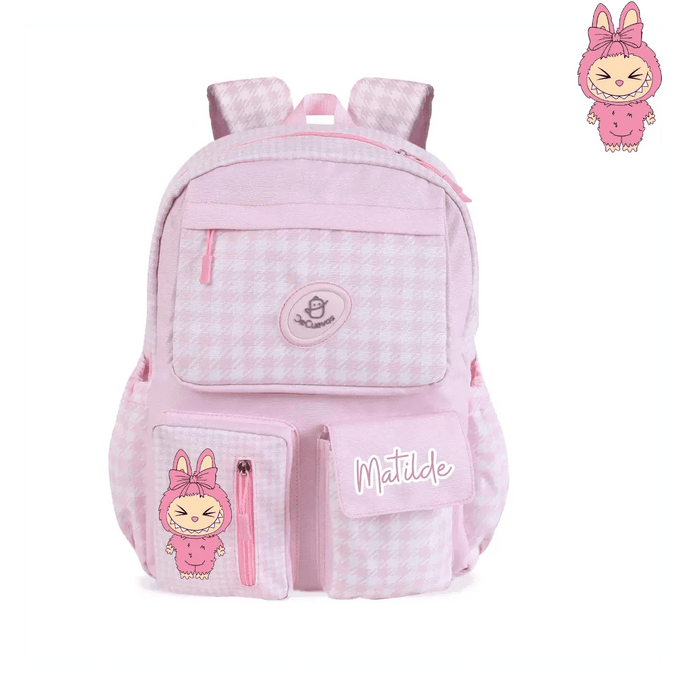 Mochila Escolar Niza Personalizável - Charmy Gift Store