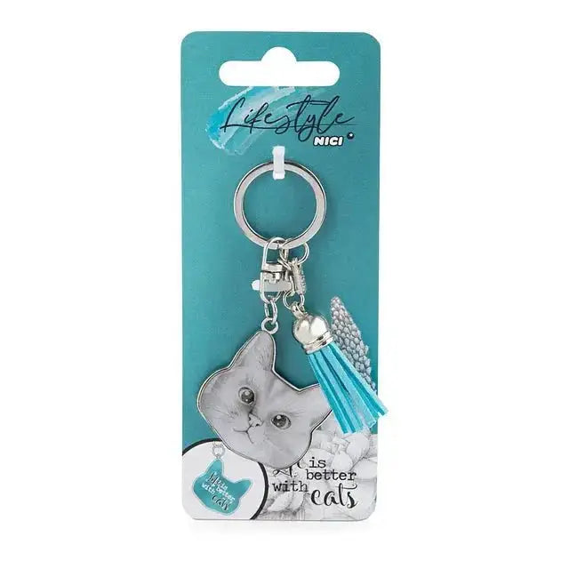 Porta - Chaves em Metal Meowlina - Charmy Gift Store
