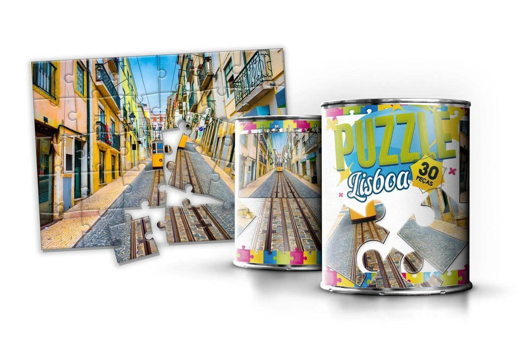 Puzzle Distrito de Lisboa - Eléctrico A minha loja Jogos