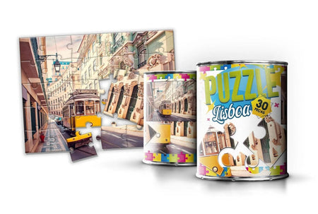 Puzzle Distrito de Lisboa - Eléctrico A minha loja Jogos