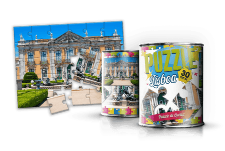 Puzzle Distrito de Lisboa - Palácio de Queluz A minha loja Jogos