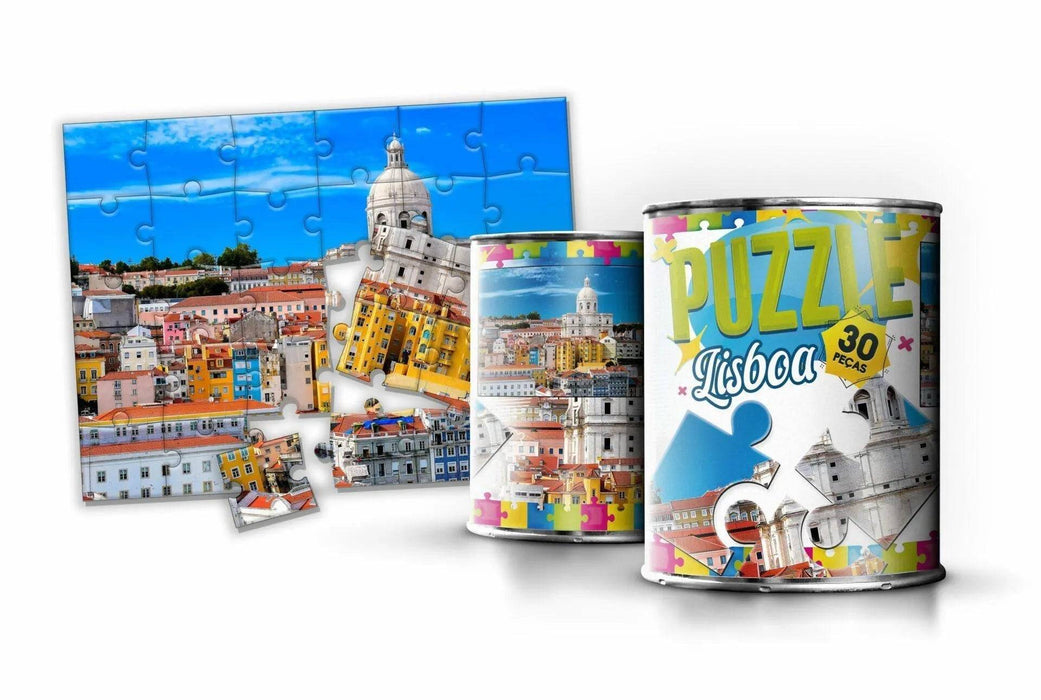 Puzzle em Lata Cidade de Lisboa A minha loja Jogos