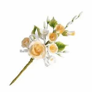 Ramos em pastilhagem amarelo 14cm - Charmy Gift Store